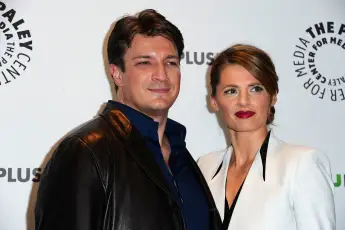 Nathan Fillion and Stana Katic