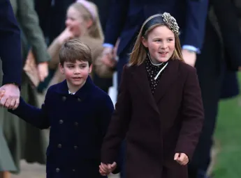 Le Prince Louis et Mia Tindall