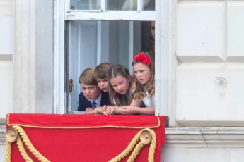 Prince George, Prince Louis, Princess Charlotte and Mia Tindall