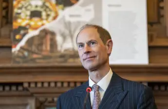 Prince Edward looks thin and exhausted