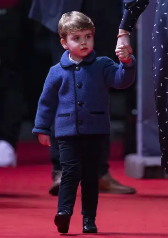 Prince Louis during an appearance in London on December 11, 2020