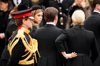 Princess Beatrice at the Queen's funeral