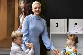 Princess Charlene Monaco twins Prince Albert