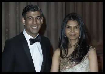 Primer ministro Rishi Sunak esposa Akshata Murty