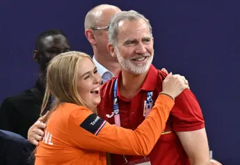 Princess Catharina-Amalia and King Felipe