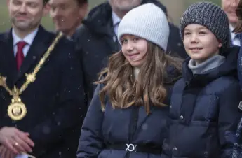 Danish royal twins: Prince Vincent and Princess Josephine