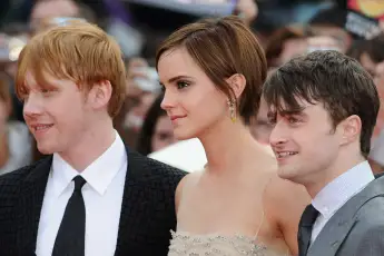 Rupert Grint, Emma Watson and Daniel Radcliffe harry potter