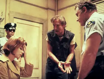 Lee Grant, Scott Wilson and Rod Steiger in 'In the Heat of the Night'