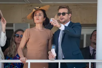 Simon Baker and Rebecca Rigg's Love Story