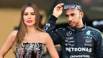 Sofia Vergara and Lewis Hamilton