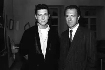 Stephan Beckenbauer and Franz Beckenbauer