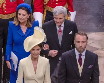 Pippa Middleton, James Middleton, Carole Middleton and Michael Middleton