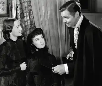 "Gone with the Wind": Olivia de Havilland Vivien Leigh Clark Gable