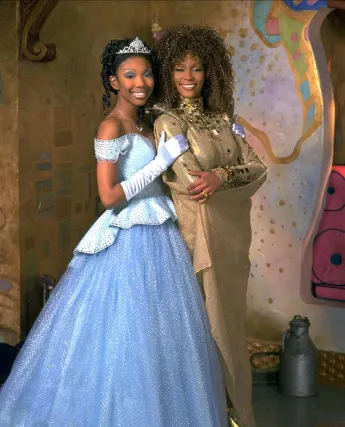 Brandy Norwood and Whitney Houston in 'Cinderella'.