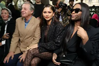Zendaya at the Valentino show in Paris