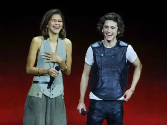 Zendaya and Timothee Chalamet
