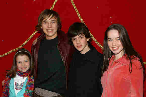 William Moseley, Georgie Henley, Anna Popplewell and Skandar Keynes at 'The Chronicles of Narnia' premiere.