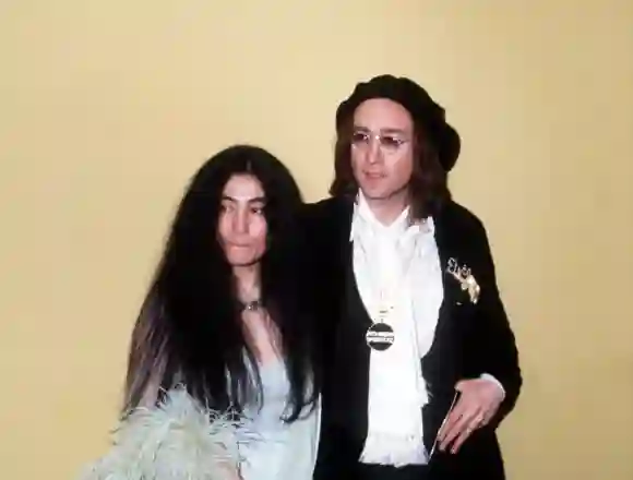 Yoko Ono and John Lennon