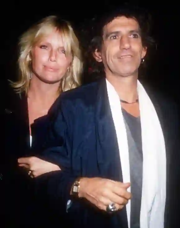 Keith Richards and Patti Hansen