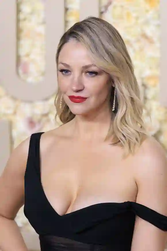 7 janvier 2024, Beverly Hills, Californie, États-Unis : Abby Elliott sur le tapis rouge de la 81e cérémonie annuelle des Golden Globe Awards o