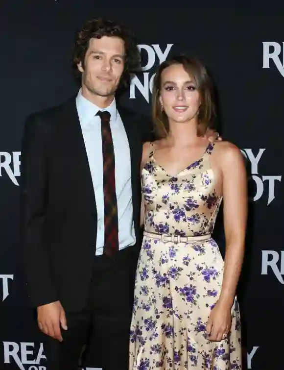 Adam Brody and Leighton Meester attend the LA Screening Of Fox Searchlight's "Ready Or Not"
