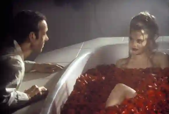 Film Still from American Beauty Kevin Spacey, Mena Suvari © 1999