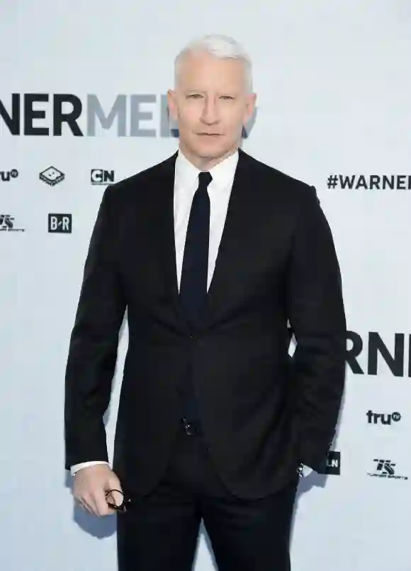 Anderson Cooper of CNN’s Anderson Cooper 360° attends the WarnerMedia Upfront 2019 arrivals on the red carpet