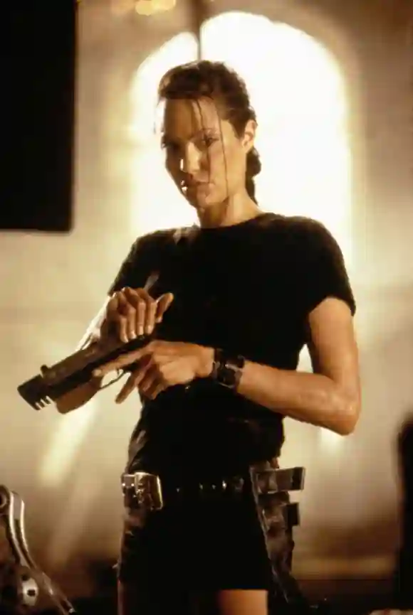 Angelina Jolie dans le rôle de "Lara Croft".