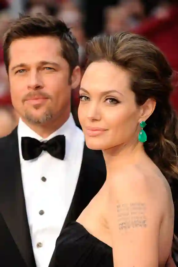 Brad Pitt and Angelina Jolie arrive at the 81st Annual Academy Awards