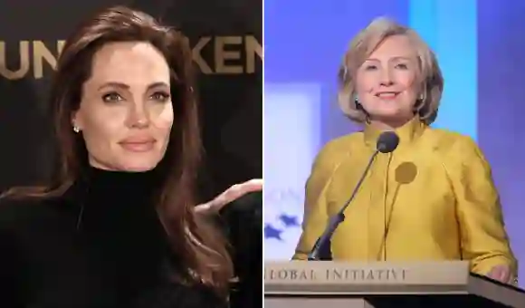 Angelina Jolie y Hillary Clinton