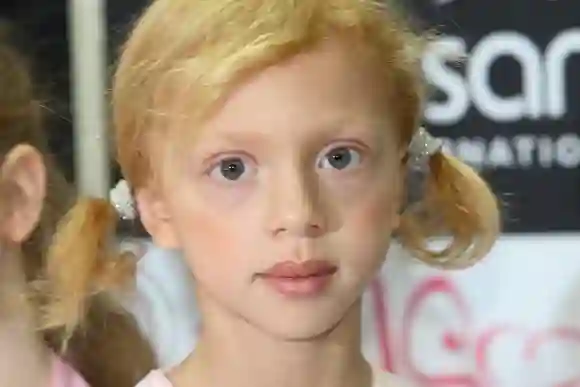 Anna Ermakova as a child in 2007