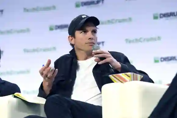 Ashton Kutcher, cofondateur de Sound Ventures, s'exprime sur scène lors de TechCrunch Disrupt San Francisco 2019 au Moscone Convention Center le 04 octobre 2019 à San Francisco, en Californie.