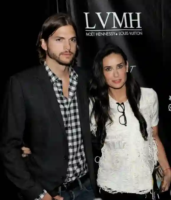 Ashton Kutcher and Demi Moore Apple Awards