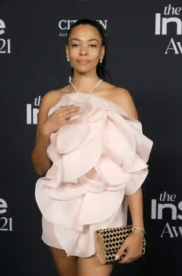Aurora James attends the 2021 InStyle Awards.
