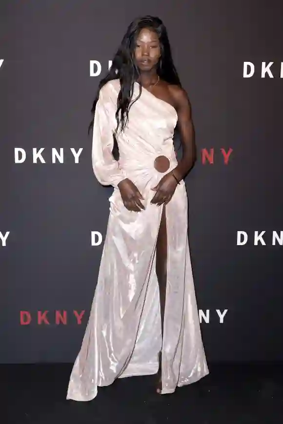Aweng Chuol attends as DKNY turns 30