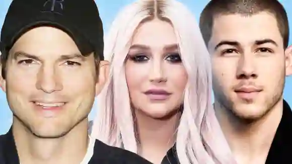 Ashton Kutcher, Kesha y Nick Jonas