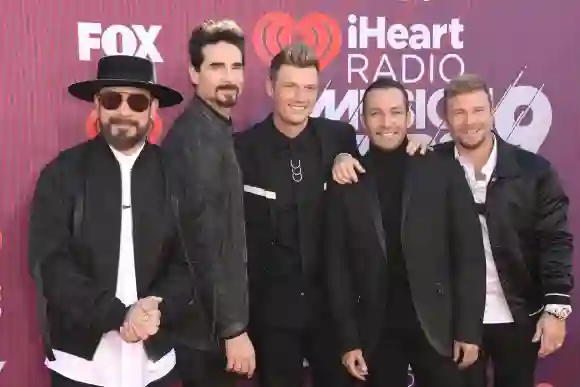 Backstreet Boys attend the 2019 iHeartRadio Music Awards.