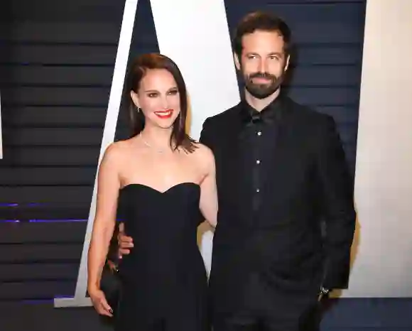 Vanity Fair Oscar Party - LA Natalie Portman and Benjamin Millepied attending the 2019 Vanity Fair Oscar Party hosted by