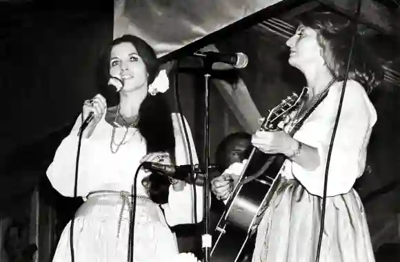 June Carter Cash and Maybelle Carter in 1985
