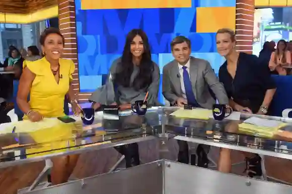'Good Morning America' Robin Roberts, Lara Spencer, Ciara, and George Stephanopoulos