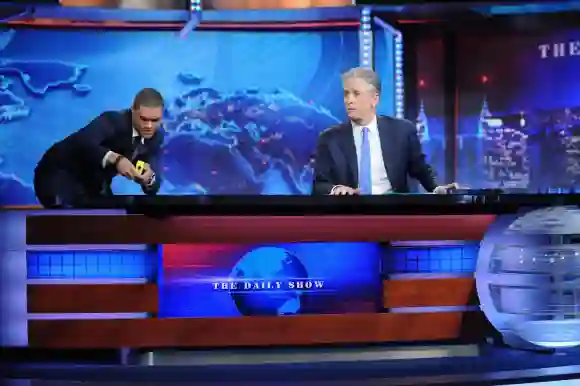 'The Daily Show' Jon Stewart and Trevor Noah