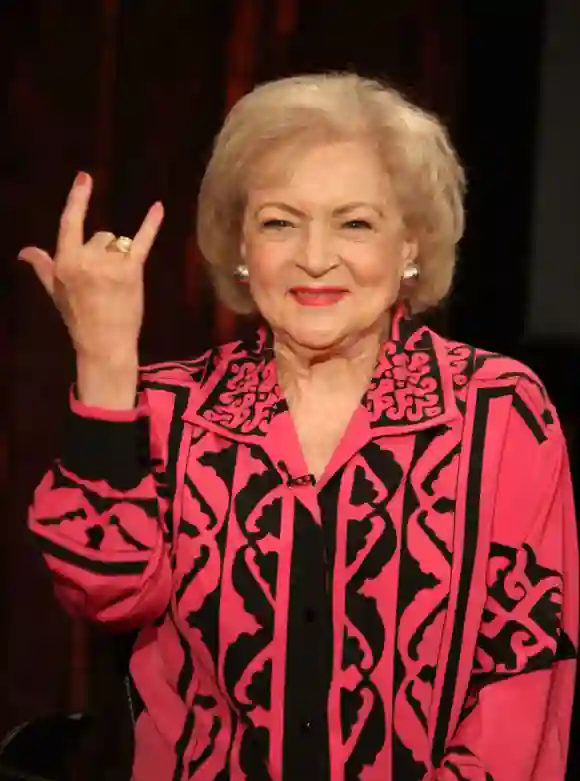 Betty White participe à l'émission "No. 1 Countdown" de Fuse