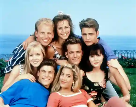 Les acteurs de 'Beverly Hills 90210' 1992