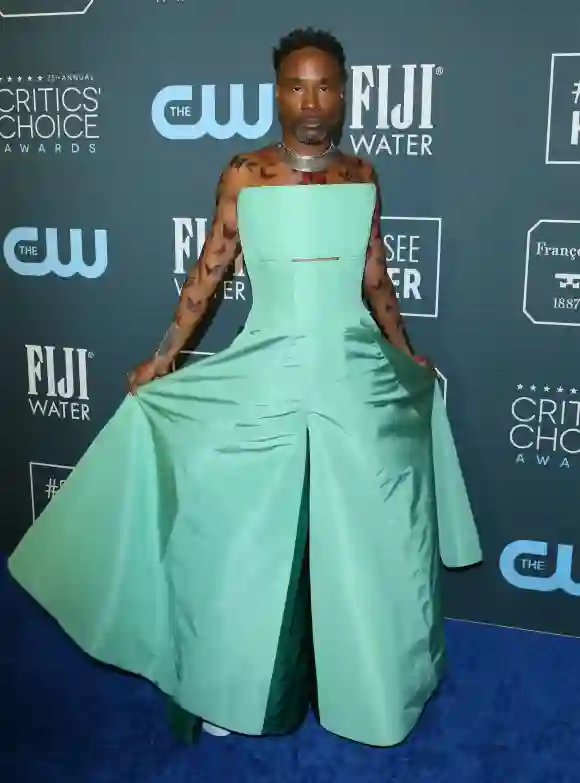 Billy Porter arrives for the 25th Annual Critics' Choice Awards