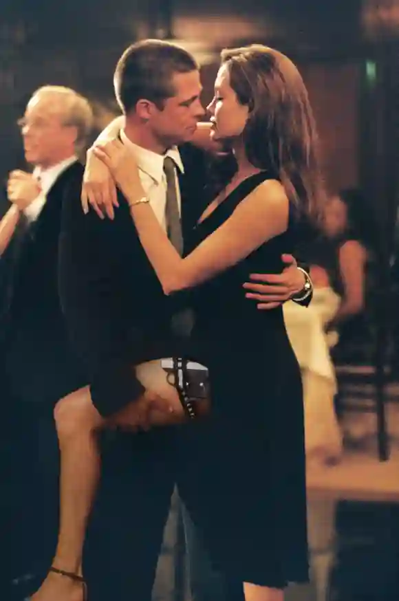 Brad Pitt y Angelina Jolie en una escena de la película 'Mr. and Mrs. Smith'