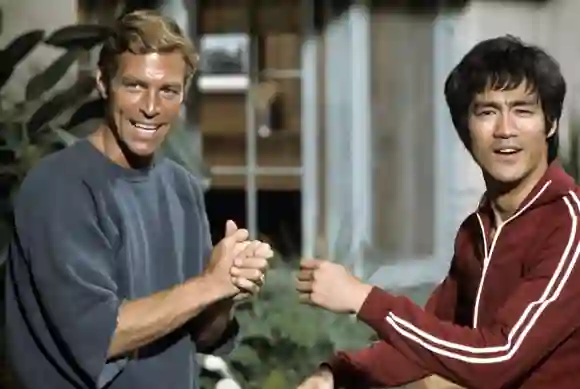 Bruce Lee and James Franciscus in 'Long Street'