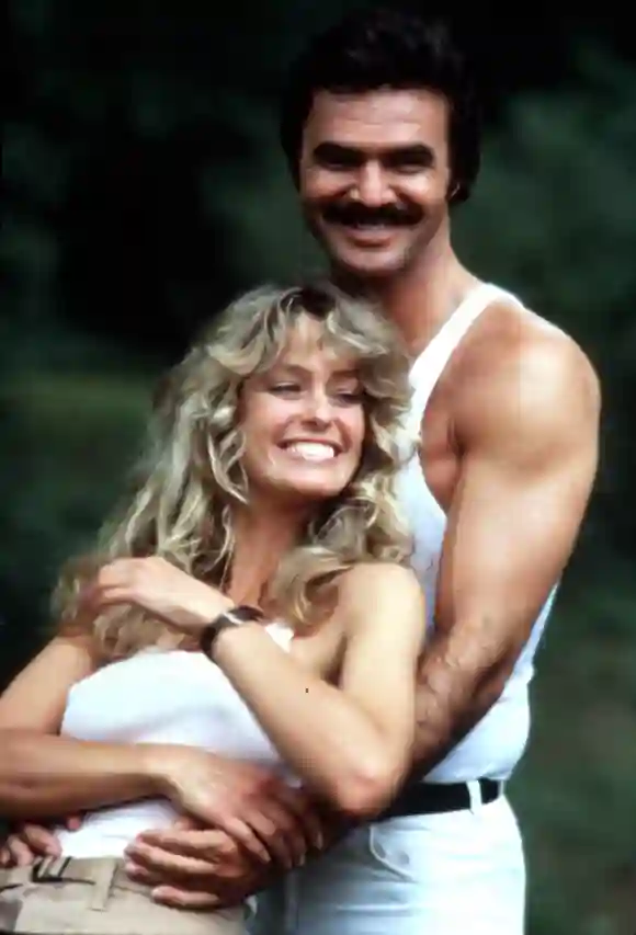 Farah Fawcett and Burt Reynolds 'The Cannonball Run' 1981