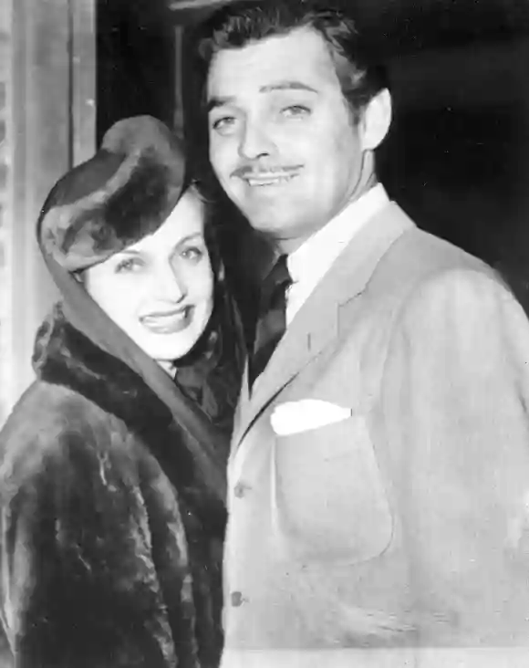 Carole Lombard and Clark Gable