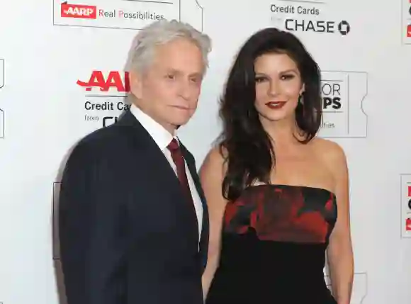 Michael Douglas and Catherine Zeta-Jones attend AARP's 15th Annual Movies For Grownups Awards.