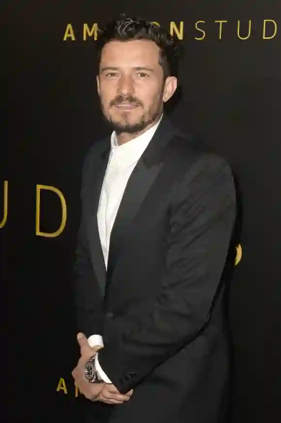 Orlando Bloom attending Amazon Studios Golden Globes After Party in 2020